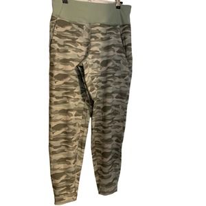 Ascend Size Small Green Camo Zip Pocket Joggers